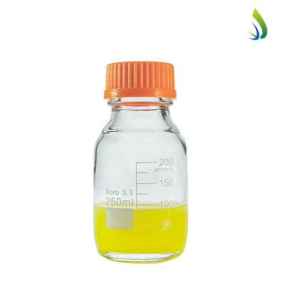Customizable Laboratory 250ml Round Bottom Yellow Screw Glass Media Storage Reagent Bottle